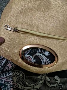 Embroidered Clutch Bag with Sequins