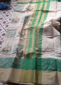 Embroidery Handloom Saree