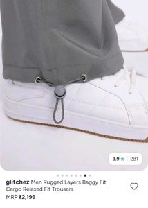 baggy grey cargo unisex ...