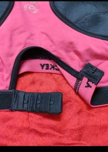 Jockey Sports Bra Pink &amp; Black