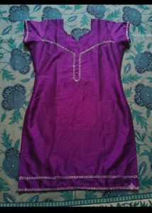 Elegant Purple Kurta