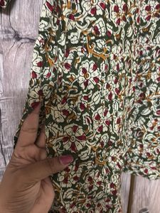 V-Neck Printed Kurti