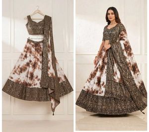 coffee colour new lehnga choli set