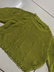 Chic Knitted Cropped Sweater