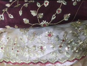 Elegant Embroidered Saree