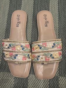Beautiful Embroidered Flats