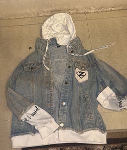 Denim Jacket with Hoodie