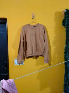 Cozy Brown Knit Sweater