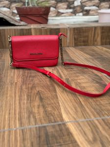 The Bold Red Statement Michael Kors Dupe Purse