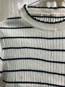 Striped Knit Top - Perfect for layering