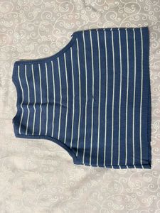 Striped Sleeveless Top