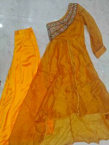 off shoulder kurta with plazo