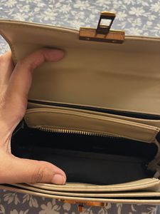 Chic Cream Crossbody Bag