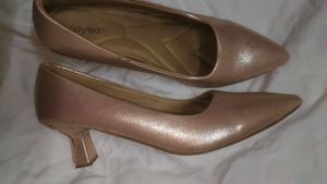 Rose Gold pink Metallic Pointed 👠✨