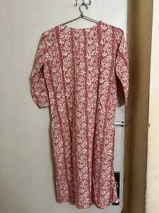 Pink Color Kurta With Pant