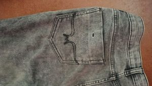 Stylish Grey Acid Wash Jeans