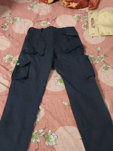 boys Navy Cargo Pants (10-12 years)