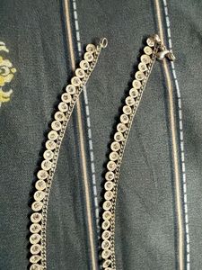 Elegant Silver Anklets with Bells(PAYAL)