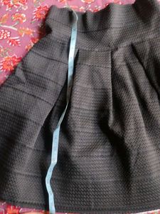 Chic Black A-Line Skirt