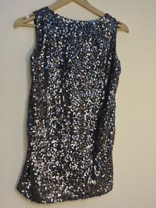 Sparkly Sequin Sleeveless Top