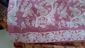 Pink Chikankari Kurta Set