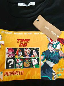 Gamer Bunny Graphic T-Shirt