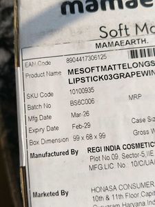 Mamaearth Soft Matte Long Stay Lipstick
