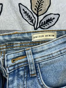 United Denim Light Wash Jeans straight fit