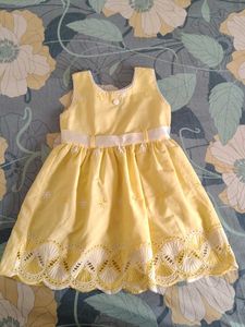 Cute Yellow Baby Girl Dress