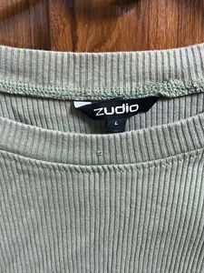 Ribbed Lettuce Hem Top