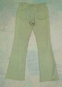 Beige Bootcut Jeans