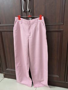 H&M Stylish Pink Wide-Leg Pants