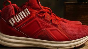 Puma Enzo Stylish Red Sneakers
