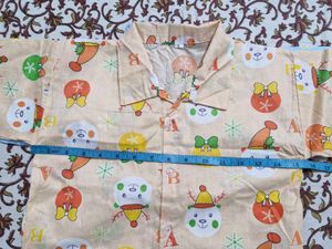 Cute Cartoon Printed Cotton Shirts
