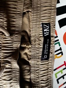 Zara Men's Brown Jogger Pants