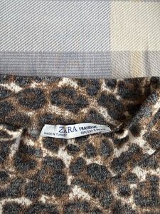 Leopard Print Mock Neck Top