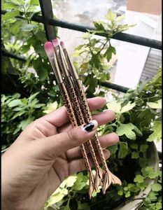 Mermaid Tail Makeup Brush Set