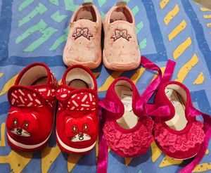 Adorable Baby Girls' Shoes Bundle