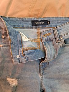 Sisney Ripped blue jeans, Size 26