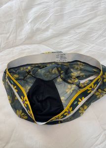 Men's Sheer Floral Boxer Briefs