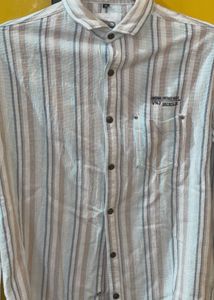 Men's Striped Casual Shirt