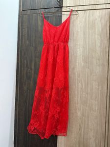 Red Lace Dress