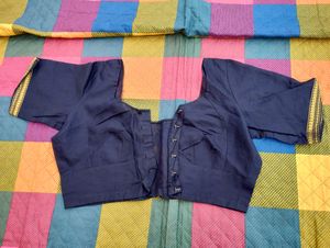 Cotton Blouse With Zari