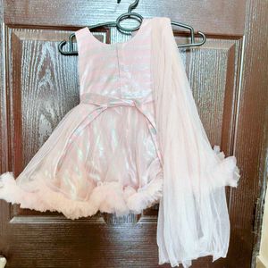 Beautiful baby girl dress with attached duppata
