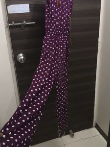 Cute Polka Dot Maxi Dress