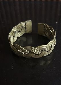 Braided Metal Cuff Bracelet