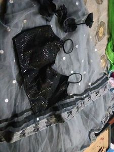 Sequin Embellished Party Wear lehanga  Blouse