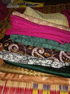 Assorted  blouse Fabric Pieces(17)
