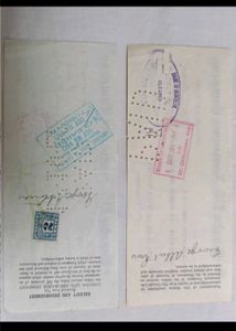 1927 &amp; 1941 Vintage Cheques