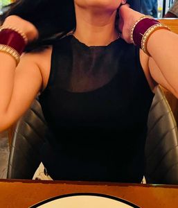 Elegant Black Sleeveless Top with Sheer Yoke Detai